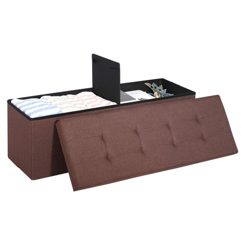 Brown folding storage - brown,
